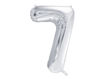 Picture of FOIL BALLOON NUMBER 7 SILVER 34 INCH